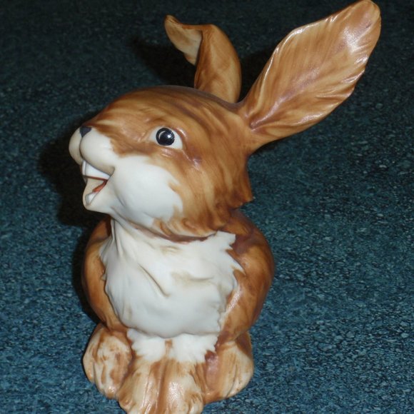 Kaiser W. Germany Porcelain Brown Laughing Bunny # 554 - CUTE CHRISTMAS GIFT! - Picture 4 of 9